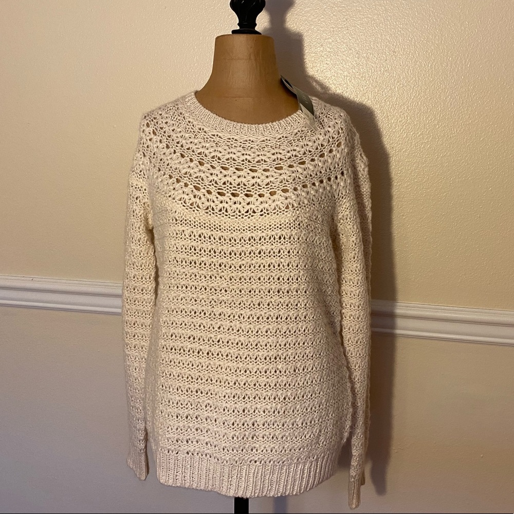Lauren Winter white sweater NWT - Picture 1 of 3